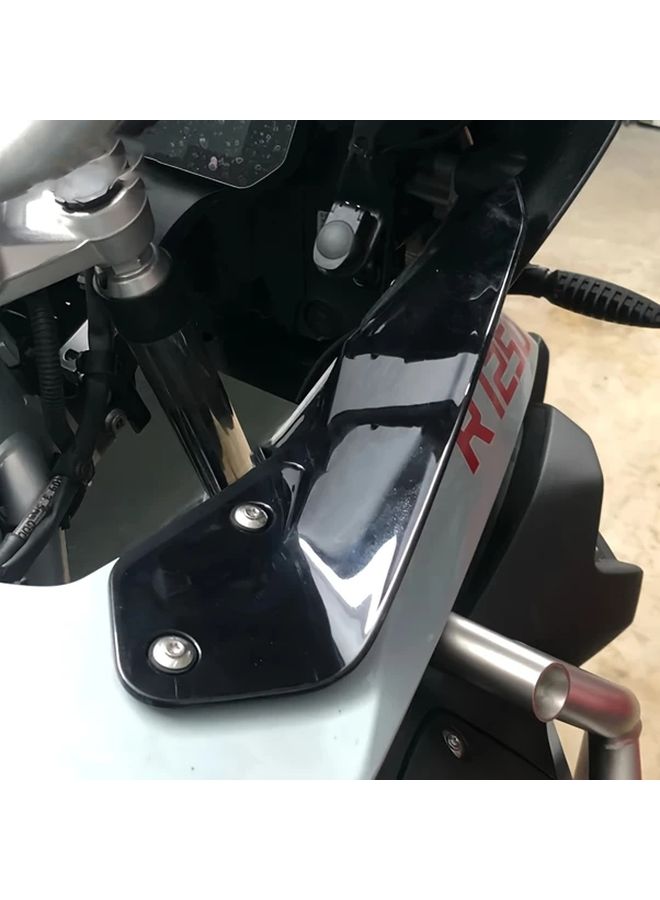 حاجب الرياح الأسود للدراجة النارية، لوح واقي من الرياح الجانبي لـ R1200GS R1250GS ADV 2014-2021 - Image 4
