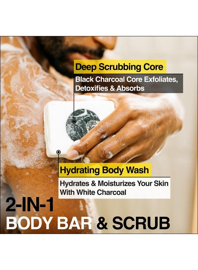 LUMIN Men'S Charcoal Body Soappremium Quality Bar Soap For Mennatural Nourishing And Cleansingbest Soap For Men With Activated Charcoalideal For All Skin Types - Image 3