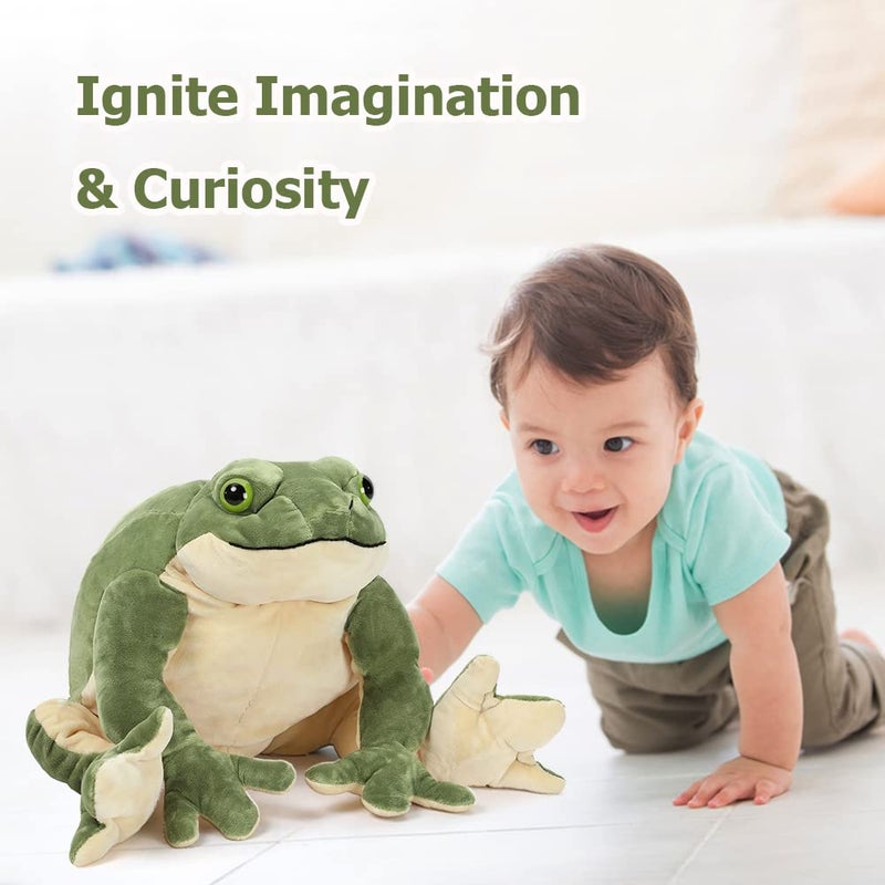 MorisMos Giant Frog Stuffed Animal, Large Green Stuffed Frog Plush for Kids, 22 Inch - Image 4