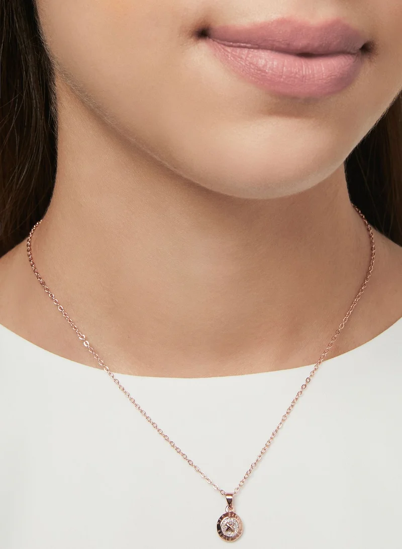 Ted Baker Elvina Enamel Button Pendant Necklace