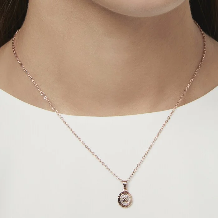 Ted Baker Elvina Enamel Mini Button Pendant Necklace
