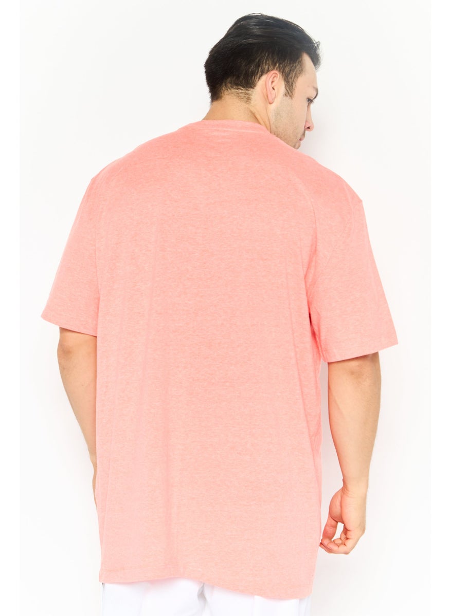 Champion - Men Big And Tall Fit Short Sleeve Outdoor T-Shirt, Coral Combo - Image 1