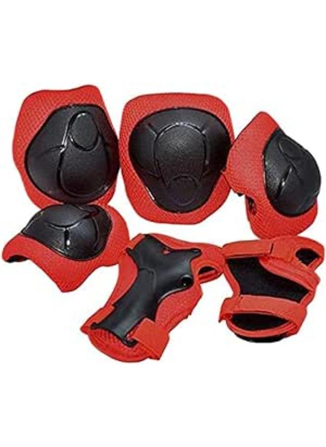 null - G-50 Skating Protective Gear Set 6 PCS - Black Red - Image 1