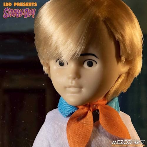 Mezco Toyz Scooby-Doo and Mystery Inc 10 Inch Living Dead Doll | Fred, White - Image 5