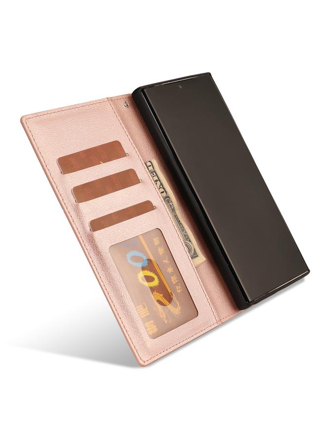 اس-توب جراب لهاتف Samsung Galaxy Note20 Ultra، جراب جلدي أفقي مغناطيسي قابل للفصل مع فتحة للبطاقات ومحفظة - Image 4