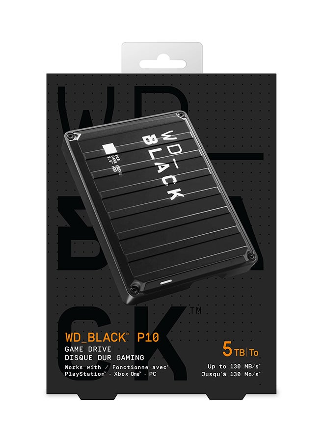 WD 5TB Black P10 Game Drive USB 3.2 Gen 1 - WDBA3A0050BBK-WESN 5 TB - Image 4