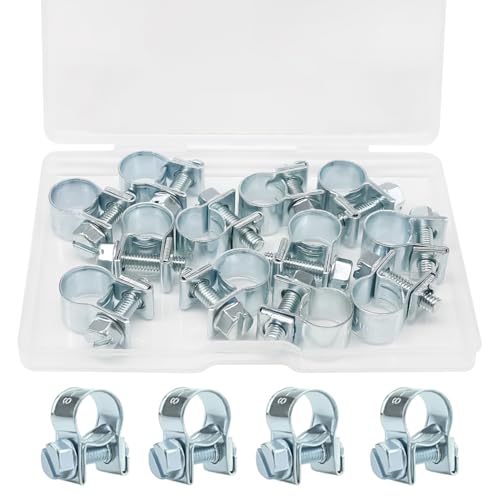 zDwfDc 12PCS 810mm Fuel Line Clamp 5161332 Fuel Line Hose Clamps for Automotive Diesel Petrol Pipe DD025810 - Image 1