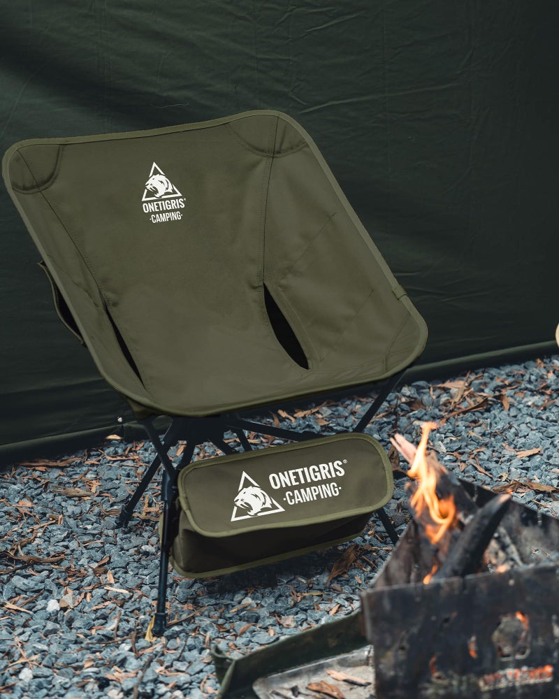 ONETIGRIS Tigerblade Camping Chair, Lightweight Folding Backpacking Hiking Chair, Compact Portable 330 lbs Capacity - Image 2