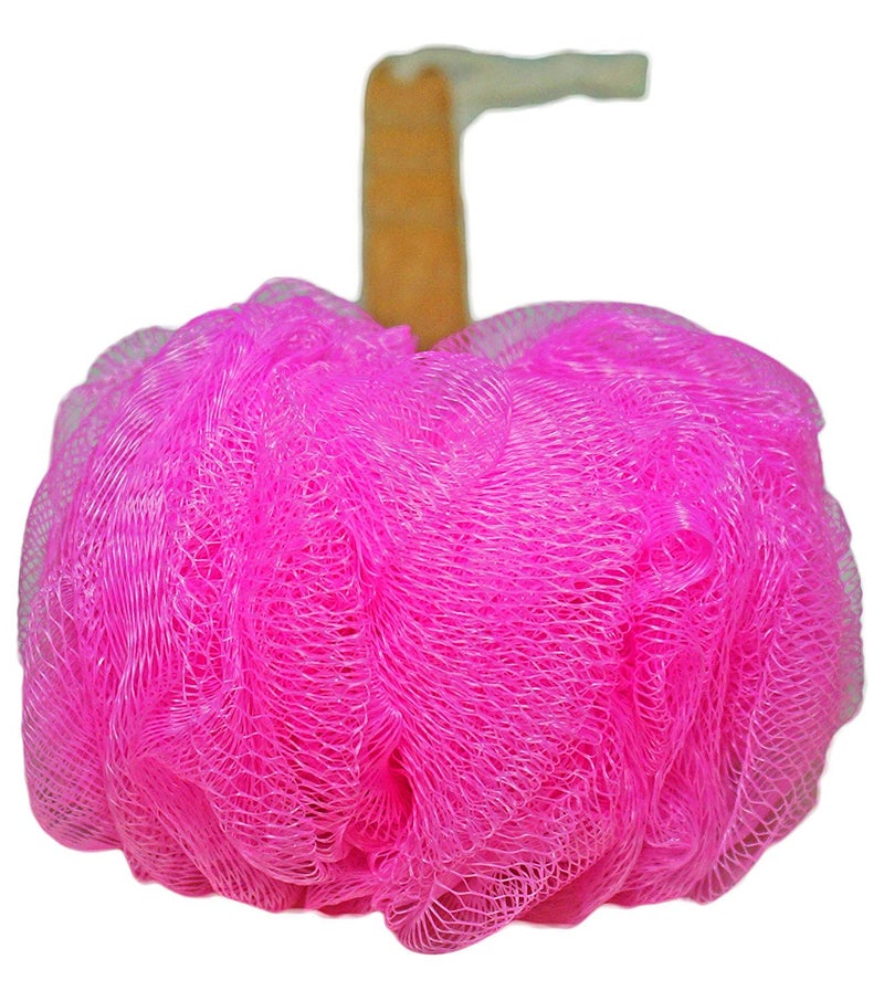 JINS-Hung Shower Loofah Body & Back Scrubber - Exfoliating Loofah luffa loofa Bath Brush On a Stick - with Long Wooden Handle Back Brush for Men & Women - Easy Reach Body Wash & Lotion Applicator 2-Pack - Image 5