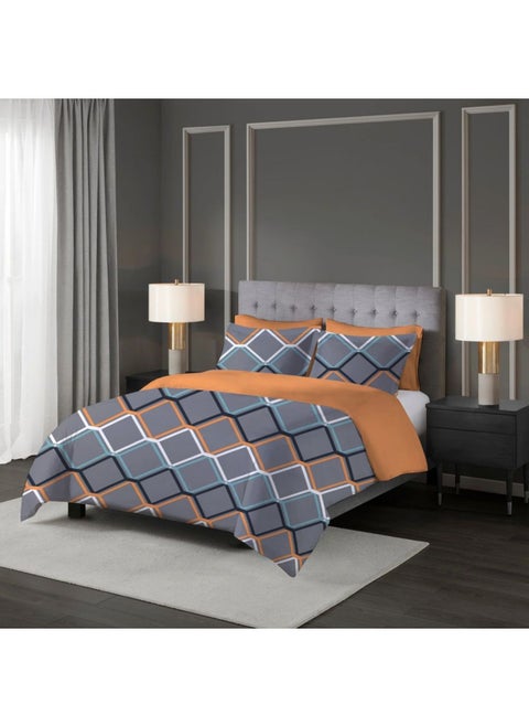 Windsor Reversible Comforter Single 150x220cm Grey (SDC 4877)