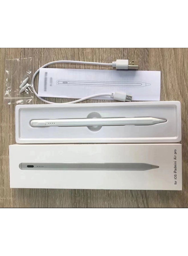 Wireless passive stylus, fast charging, ergonomic design, stylus for iPad, supports palm anti-misoperation, applicable to (2018-2022) Apple iPad Pro 11/12.9 inches, iPad 10th/9th/8th/7th/6th generation, iPad Air 5th/4th/3rd generation, iPad Mini 6th/5th generation - Image 1