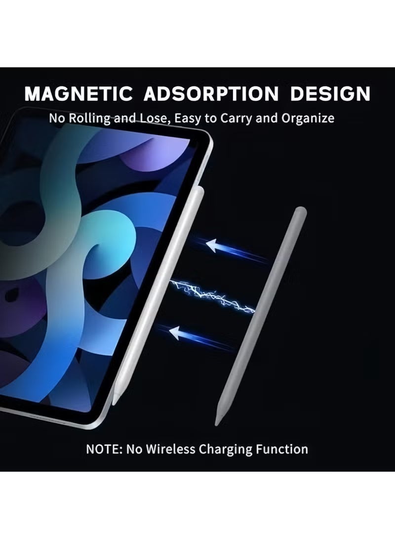 Wireless passive stylus, fast charging, ergonomic design, stylus for iPad, supports palm anti-misoperation, applicable to (2018-2022) Apple iPad Pro 11/12.9 inches, iPad 10th/9th/8th/7th/6th generation, iPad Air 5th/4th/3rd generation, iPad Mini 6th/5th generation - Image 5
