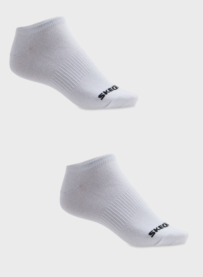 SKECHERS 3 Pack Non Terry No Show Socks - Image 1