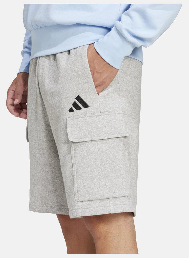 Adidas essentials feelcozy fleece cargo men's shorts  - Image 3