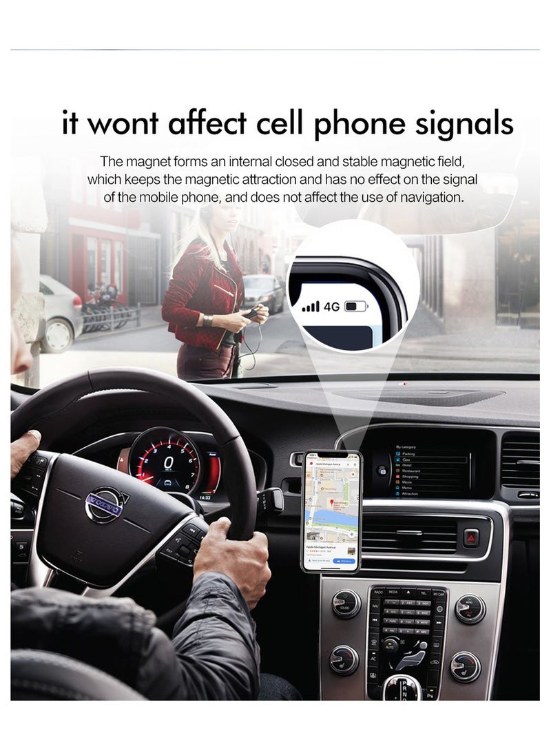 O Ozone Magnetic Car Phone Mount, Strong Magnet Universal Car Dashboard Mobile Phone Holder Mount for All phones & Mini Tablets - Image 5