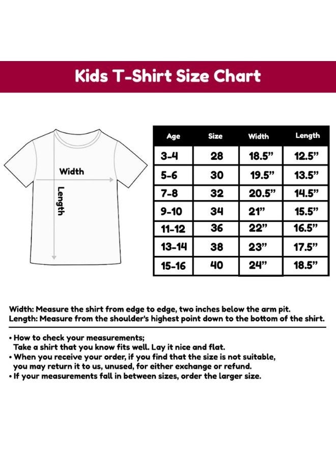 PRINTSHOP4ME Boys Eid Al-Adha Themed Cotton T-Shirt–Round Neck,Short Sleeve,Comfortable Kids Wear For Festive Celebrations - Image 5