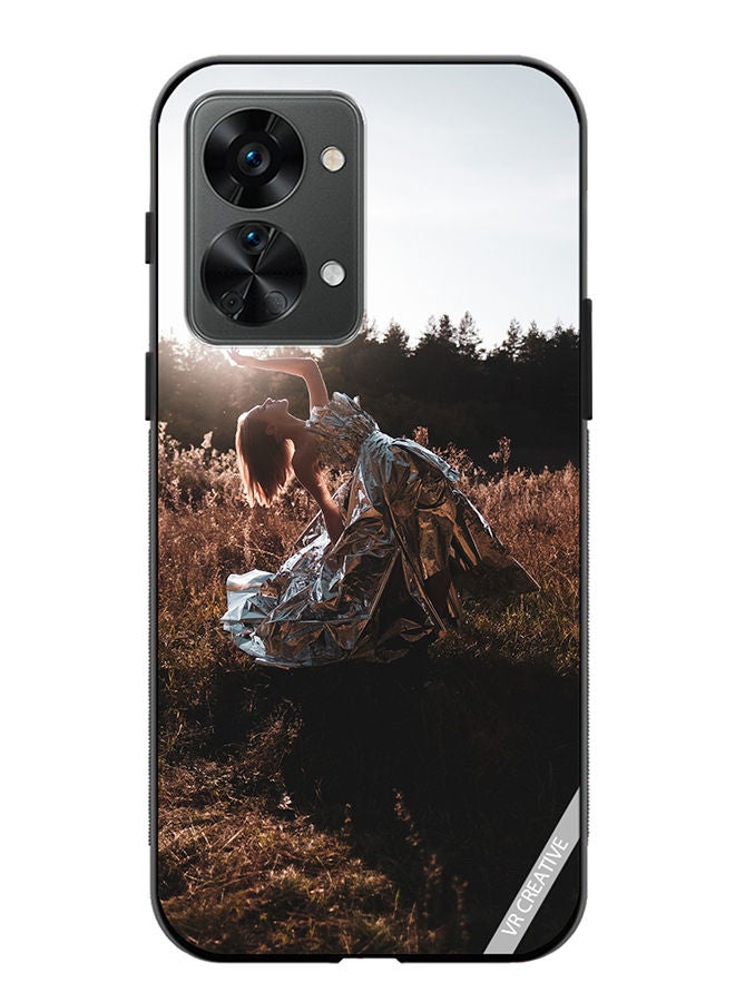 VR CREATIVE Protective Case Cover For OnePlus Nord 2T Girl Dance Pose Design Multicolour - Image 1