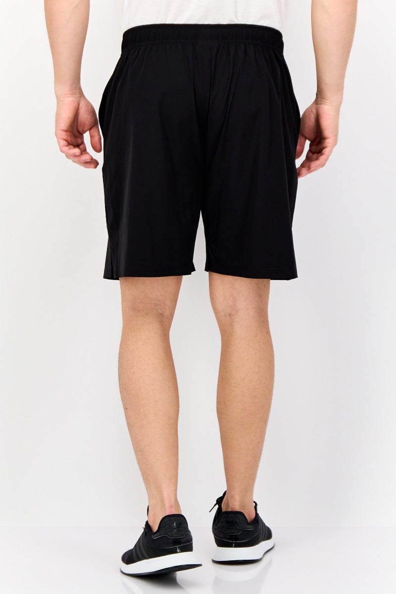 RBX Men Sportswear Fit Drawstring Outdoor Shorts, Black  - Image 2