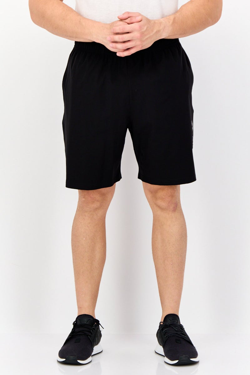 RBX Men Sportswear Fit Drawstring Outdoor Shorts, Black  - Image 1
