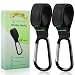 Augwontior Stroller Hooks for Bags 2 Pack NonSlip Stroller Clips and Hooks Adjustable Stroller Carabiner Clip Baby Stroller Accessories Hooks for Bike Scooter Wheelchair Walker by Aguwontior - Image 2