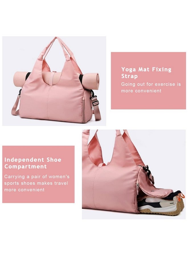PALAY® Women's Travel Duffle Yoga Bag Large Carry Bag with Shoe Compartment & Wet Compartment Travel Bag Men's Gym Sports Gym Bag for Yoga Mats & Yoga - Image 5