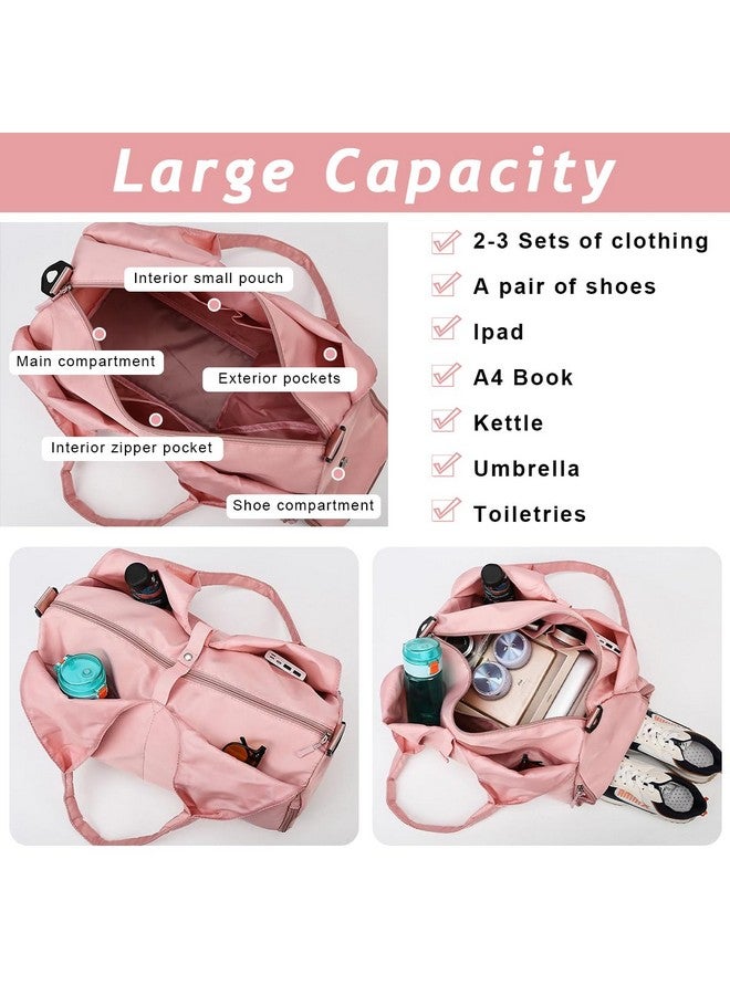 PALAY® Women's Travel Duffle Yoga Bag Large Carry Bag with Shoe Compartment & Wet Compartment Travel Bag Men's Gym Sports Gym Bag for Yoga Mats & Yoga - Image 4