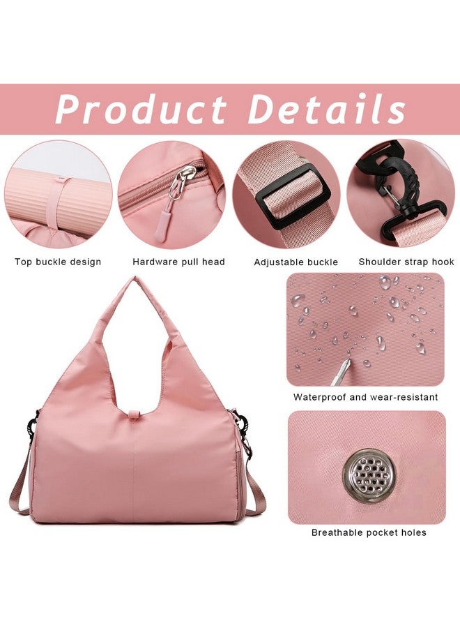 PALAY® Women's Travel Duffle Yoga Bag Large Carry Bag with Shoe Compartment & Wet Compartment Travel Bag Men's Gym Sports Gym Bag for Yoga Mats & Yoga - Image 3