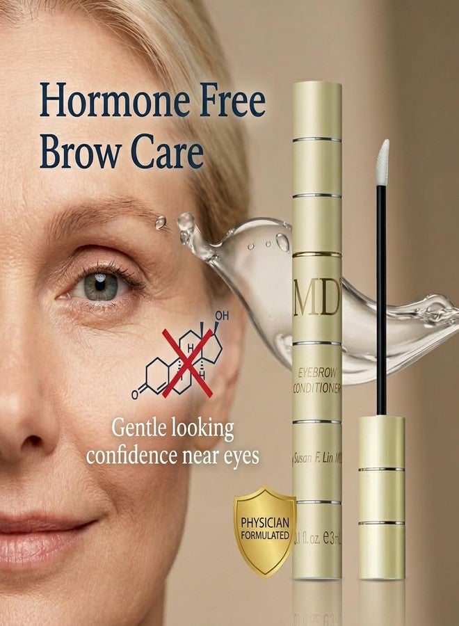 MD® Eyebrow Serum for Thicker Brows, Physician-Formulated Peptide Treatment for Sparse Arches, Biotin and Marine Extract Formula, 3mL - Image 3