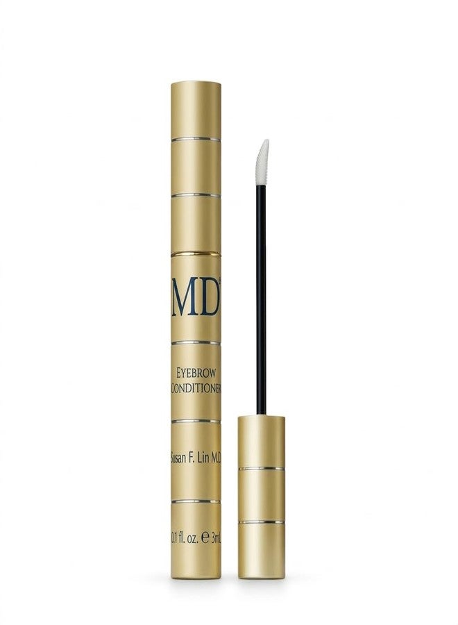 MD® Eyebrow Serum for Thicker Brows, Physician-Formulated Peptide Treatment for Sparse Arches, Biotin and Marine Extract Formula, 3mL - Image 1