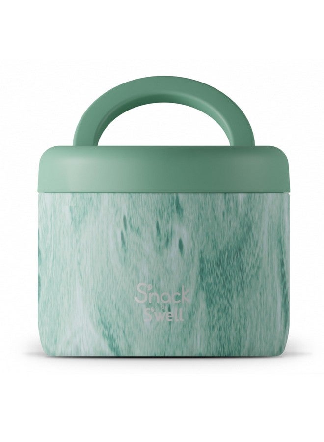 S'well S'well S'nack Stainless Steel Food Container, 24 Oz, Peppermint Tree, Double-Layered Insulated Bowls, BPA-Free  - Image 1