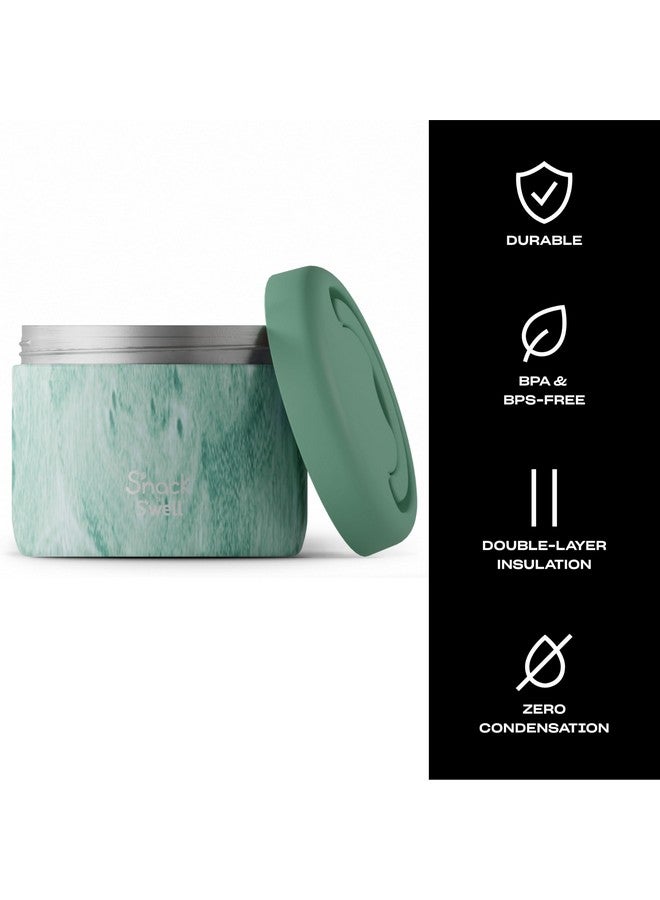 S'well S'well S'nack Stainless Steel Food Container, 24 Oz, Peppermint Tree, Double-Layered Insulated Bowls, BPA-Free  - Image 3