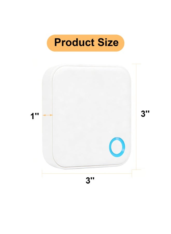 KISSUN G5 Gateway for TTLOCK Smart Door Locks, Dual Band 2.4GHz and 5GHz WiFi, Remote Access Control, Real-Time Monitoring, White - Image 2