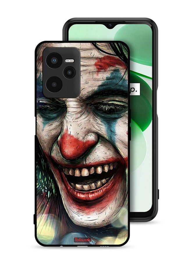 Tolwak Realme C35 Protective Case Cover Joker Laughing Face - Image 1