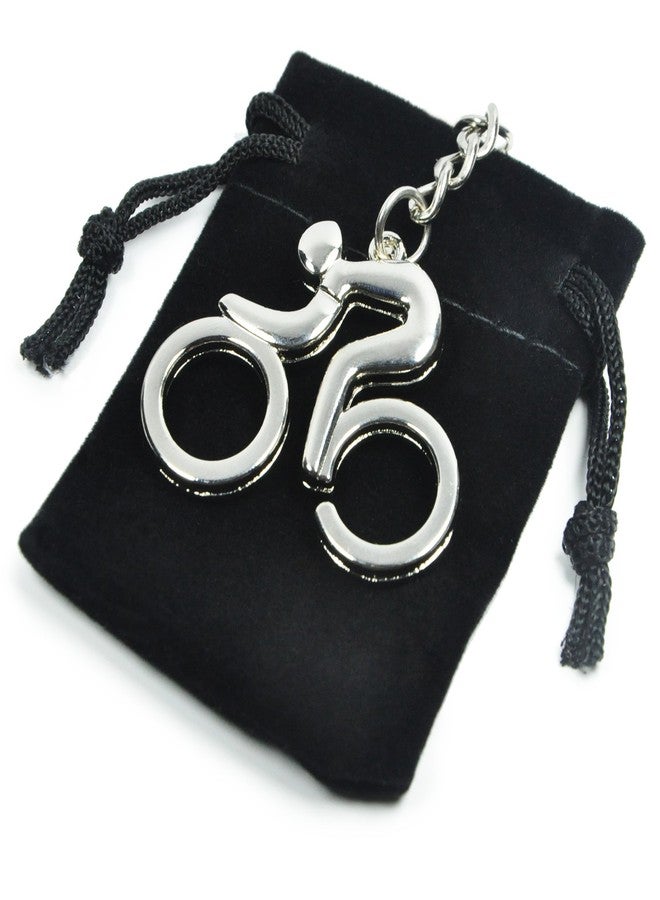 Elechobby Cycling Lover's Keychain Vitality Bicycle Key Chain Upscale Lucky Key Ring Active Bike Key Chain Bicycle Race Souvenir (Riding Keychain A) - Image 3