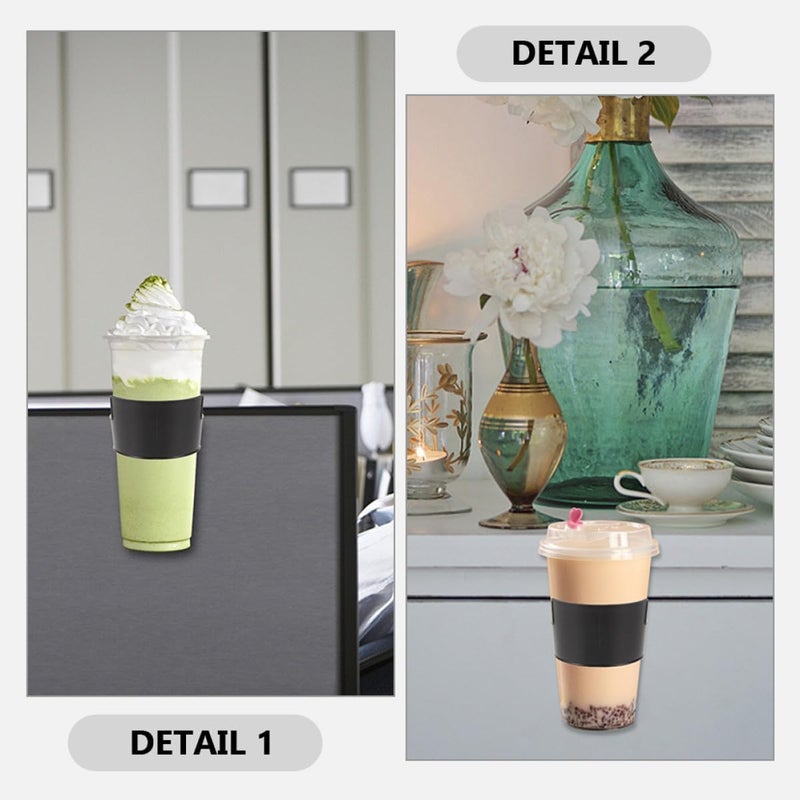 2pcs Portable Cup Holder for Car Vent Clip-on Plastic Drink and Water Bottle Rack Car Cup Organizer for Beverage and Vehicle - Image 3