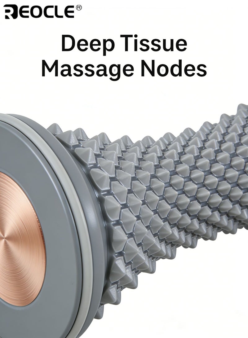 REOCLE Easy-Roll Foot Fascia Relief Wheels Ergonomic Massage Roller Trigger Point Reflexology Tool PVC Material Foot Massager for Muscle Relaxation Yoga and Arch Support - Image 5