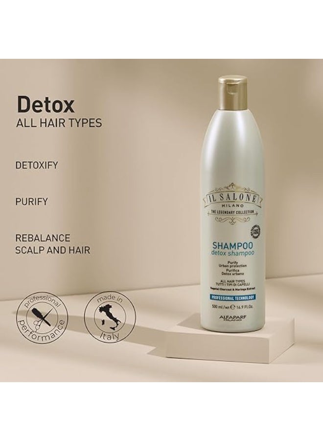 Il Salone Detox Shampoo For All Hair Types 500Ml - Image 4