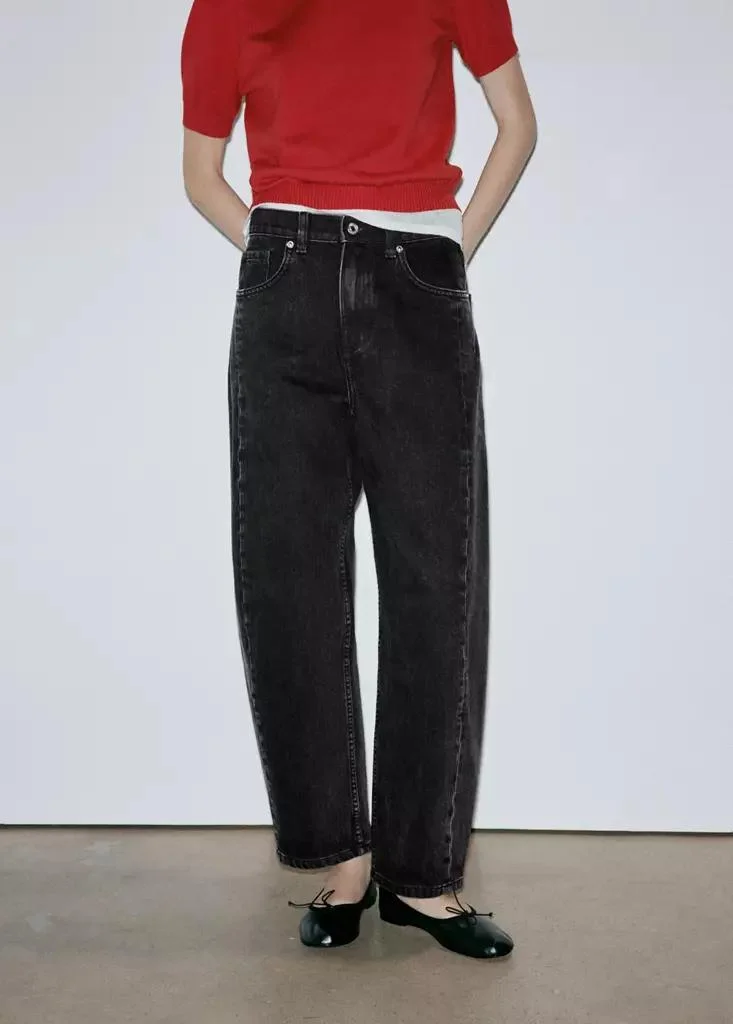 Mango Balloon Seam Jeans
