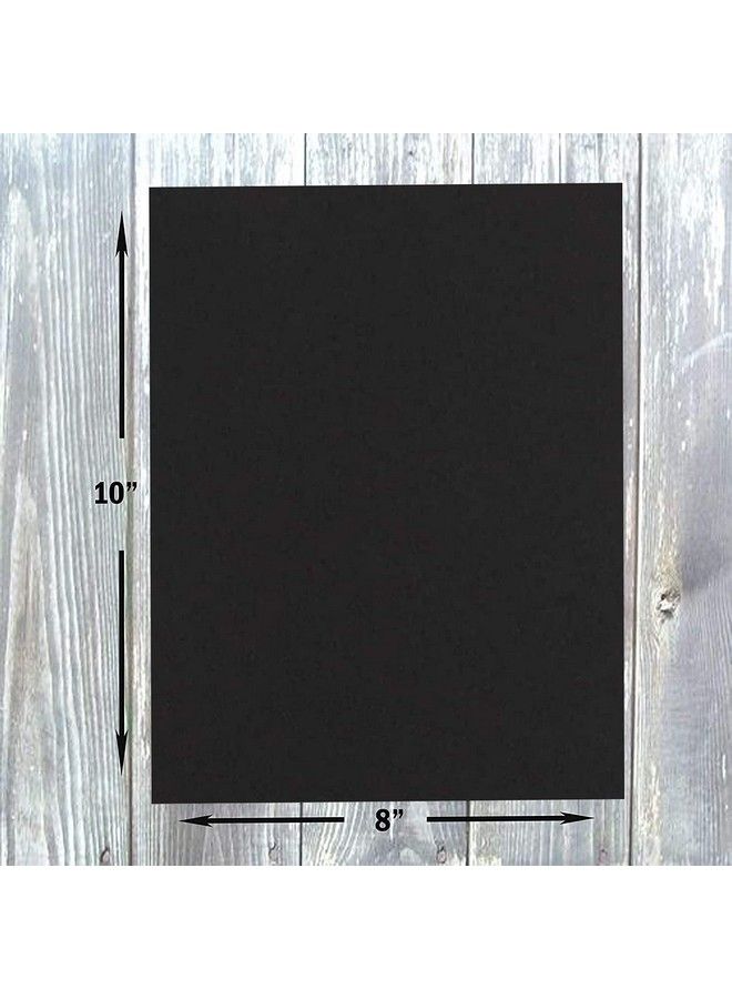 Hamilco 8X10 Black Cardstock Paper 80 Lb Cover Card Stock 50 Pack - Image 3