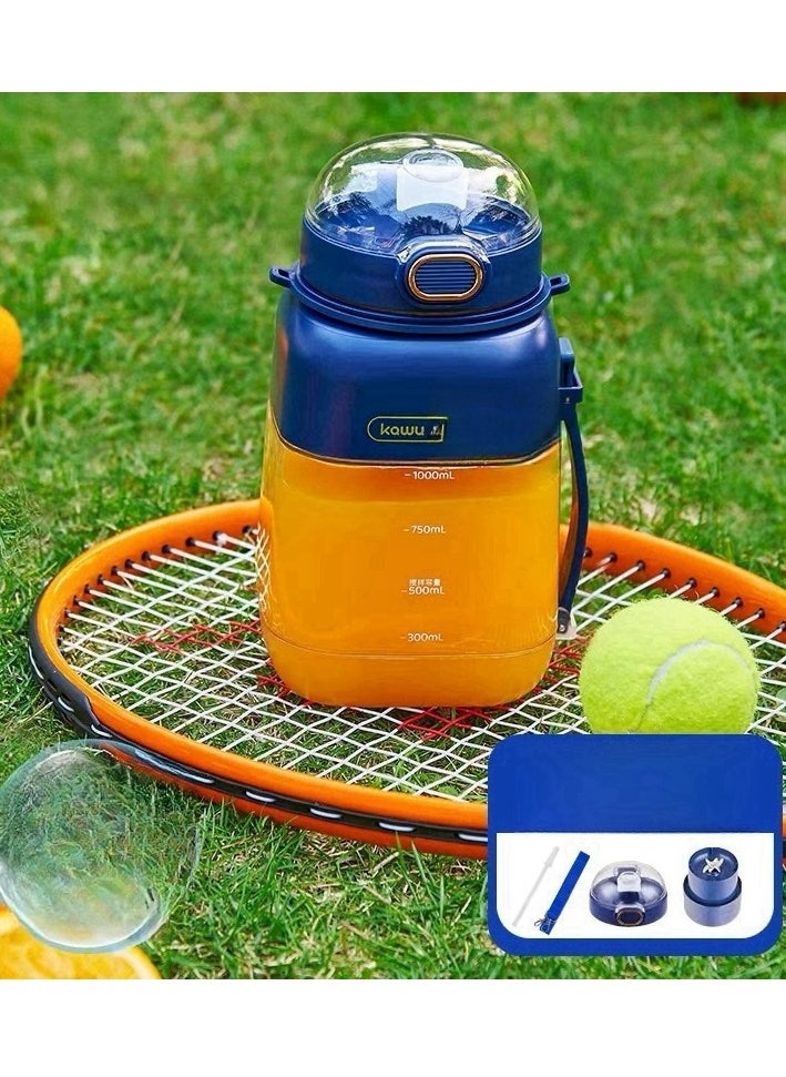 Kawu 1000ML Juicer Multi functional Electric Juice Cup Large Capacity Portable Blender Juice Cup Creative Gift  - Image 1
