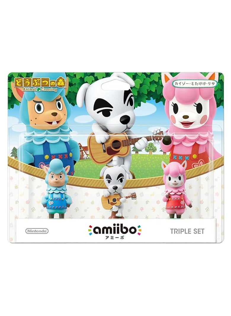 Nintendo Amiibo Animal Crossing: Triple Set - Totakeke / Risa / Kaizo  - Image 2