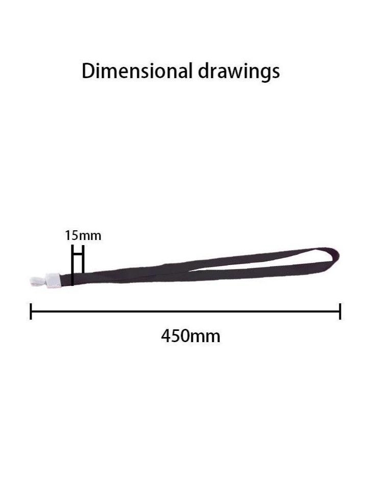 مجموعة حامل البطاقة ، حامل الشارة ، حامل بطاقة الحبل ، حامل شارة الهوية ، حامل بطاقة المكتب ، حاملي 10 بطاقات ، 10 حبال - Image 5