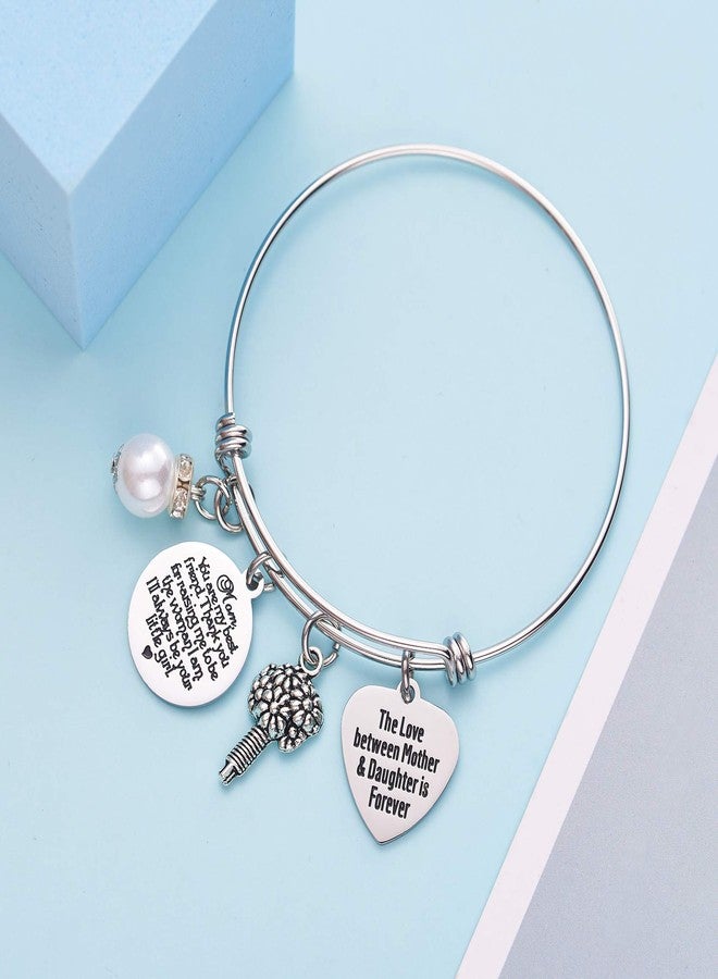 LParkin Mother of The Bride Gifts Bracelets Wedding Gift for Mom from Daughter Bracelet The Love Between Mother and Daughter is Forever Wedding Bangle - Image 5