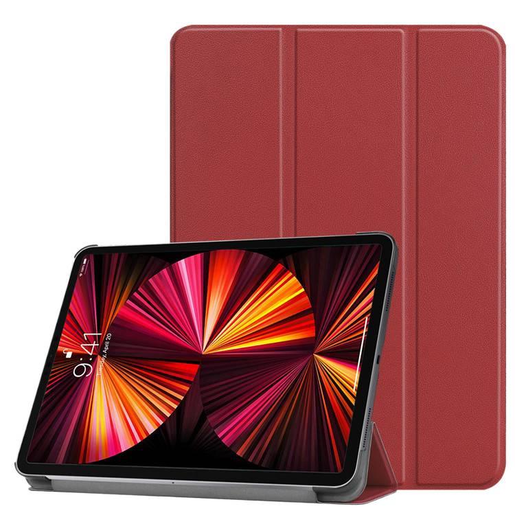 AD حافظة سامسونج تاب قابلة للطي متوافقة مع Samsung Galaxy Tab S9 باللون أحمر مع غطاء حماية ووظيفة حامل وحمل يومي للتابلت بوظيفة حامل باللون الأحمر Samsung Tab Folio - Image 1
