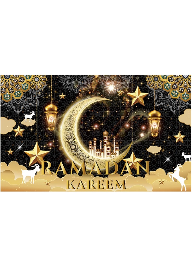 ايكانبو - رمضان مبارك عيد مبارك ديكورات حفلات رمضان خلفية حفلات رمضان لافتة ديكورات حفلات رمضان رمضان مبارك كريم ديكورات منزلية - Image 1