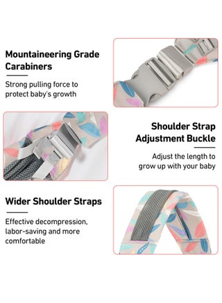 حمالة اطفال حديثي الولادة من الولادة قابلة للتعديل على كتف واحد، حامل اطفال عملي مريح محمول للاطفال من عمر 3 الى 36 شهر - view 3