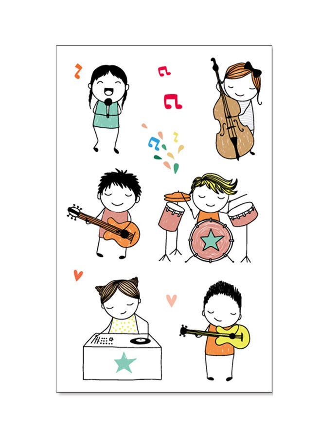 NIBEMINENT 4-Piece Tattoo Stickers Set - Image 1