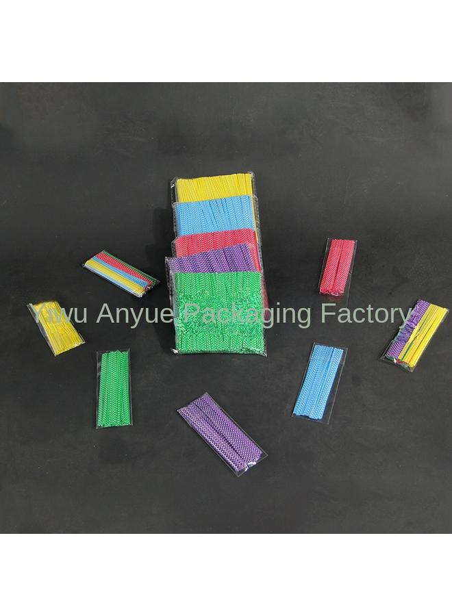 Bluejw In Stock Tie Silk Wholesale Gold And Silver Color Tie Silk Bread Tie Silk Candy Tie Tie Tie Packaging Sealing Tie Bag  - Image 5