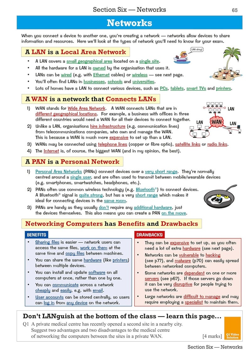 New Gcse Computer Science Aqa Revision Guide By Books, CGP - Books, CGP Paperback - Image 4