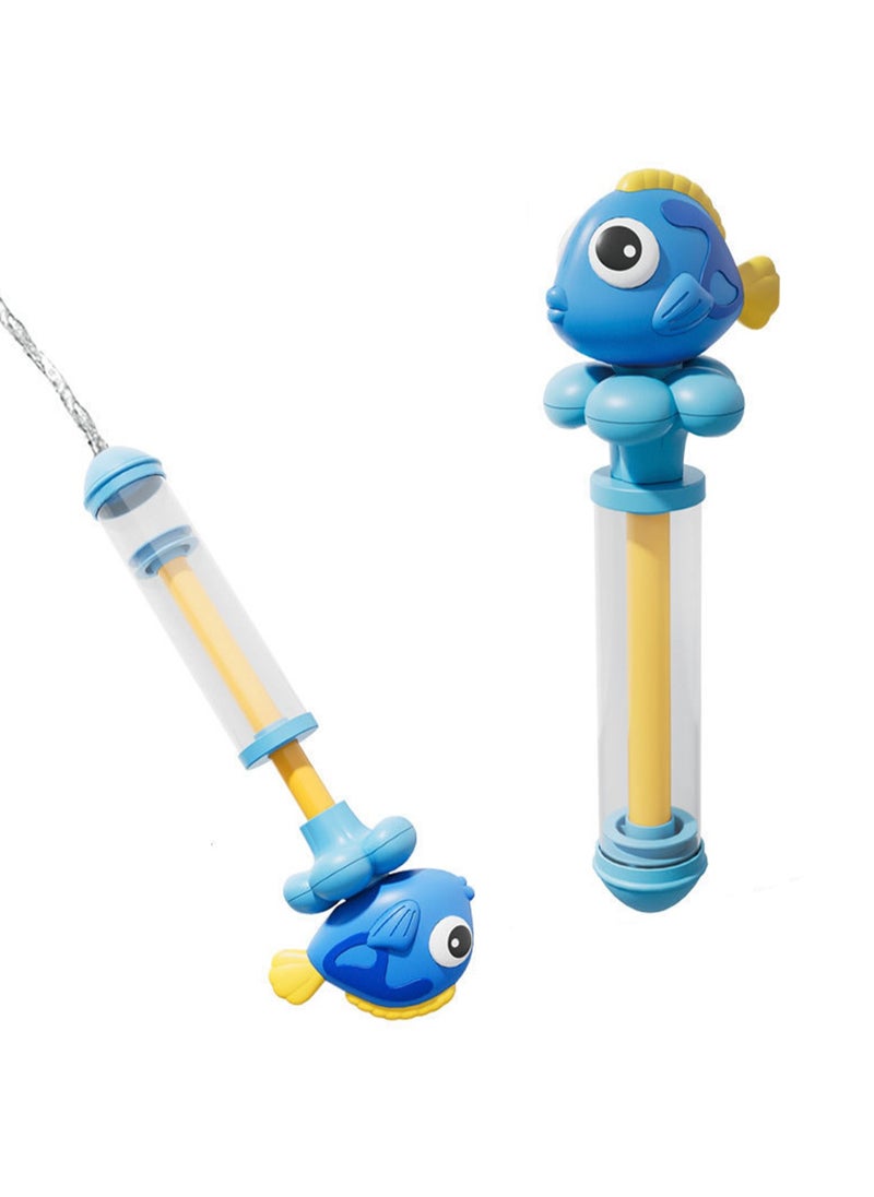 Generic - Cute Marine Animal Water Cannon, Beach Bathing And Water Play Toys, Suitable For Family Gatherings And Enhancing The Festive Atmosphere (Blue Tangled Fish) - Image 1